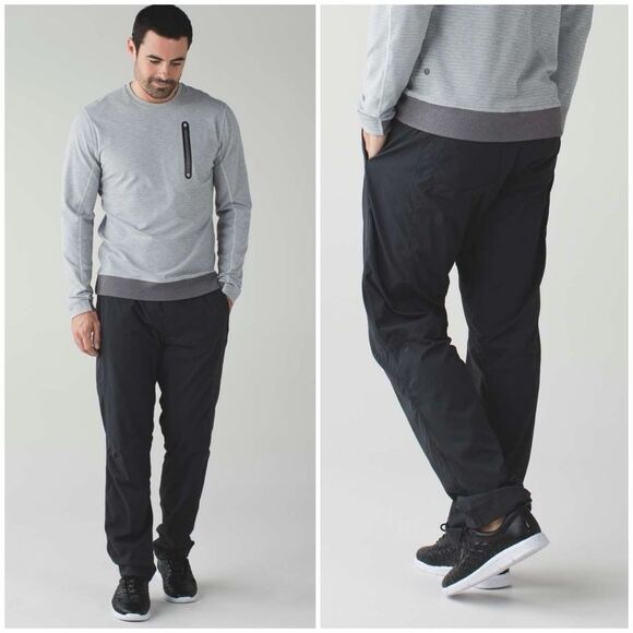 Lululemon Seawall Track Pant 2.0 Lined in 
Deep Coal Size Small - Picture 1 of 16